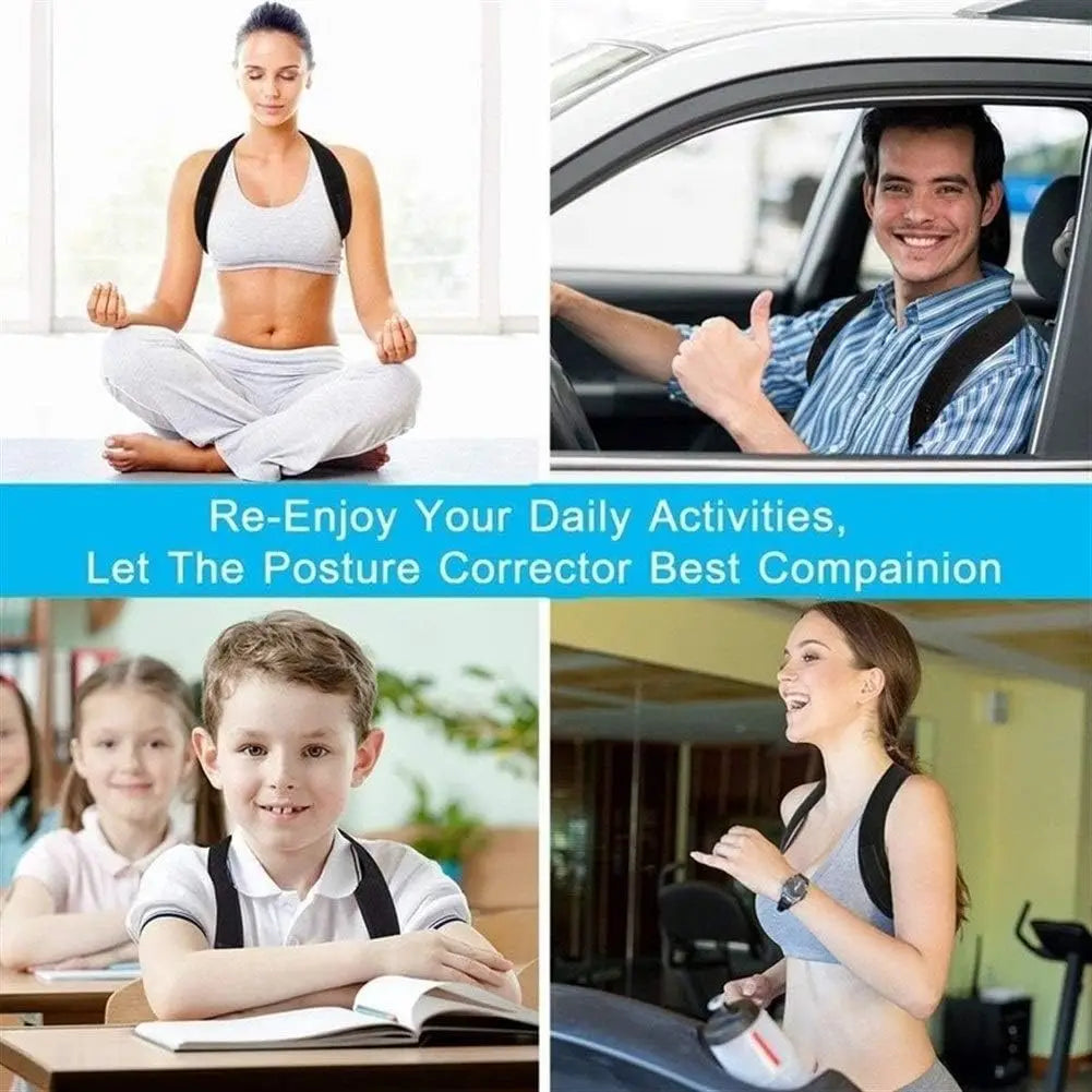 Adjustable Back Shoulder Posture Corrector Belt Clavicle Spine Support Reshape Your Body