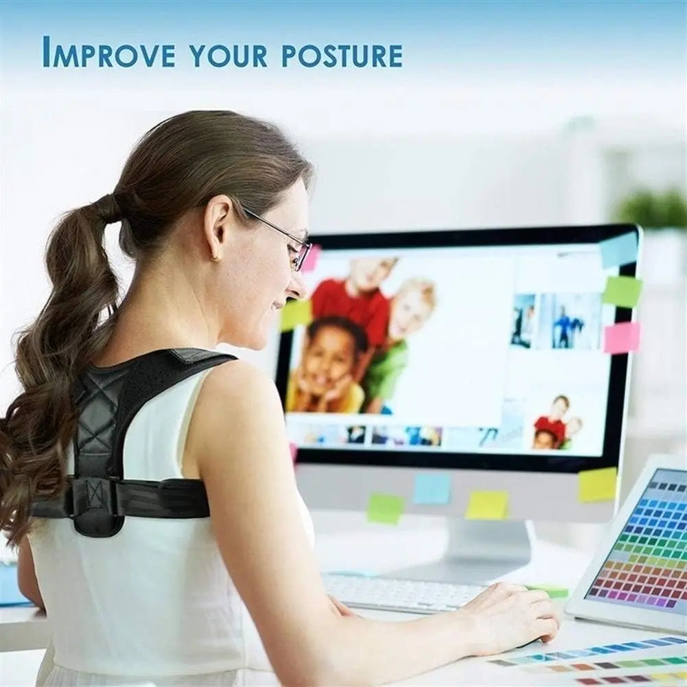 Adjustable Back Shoulder Posture Corrector Belt Clavicle Spine Support Reshape Your Body