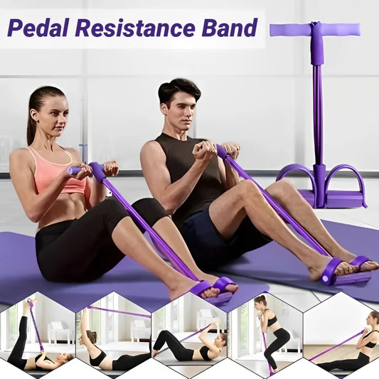 Four-Tube Pedal Tensioner Multi-Functional Household Fitness Equipment Yoga