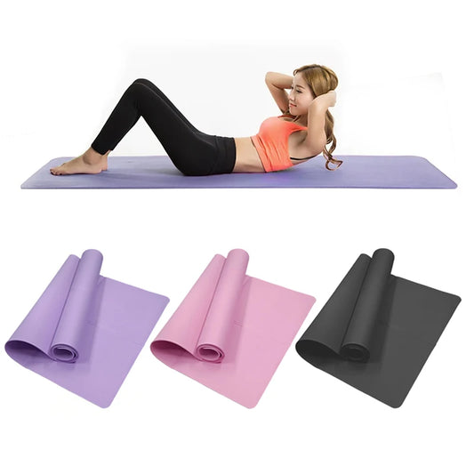 4MM Thick EVA Yoga Mats Anti-Slip Sport Fitness Mat Blanket for Exercise Yoga