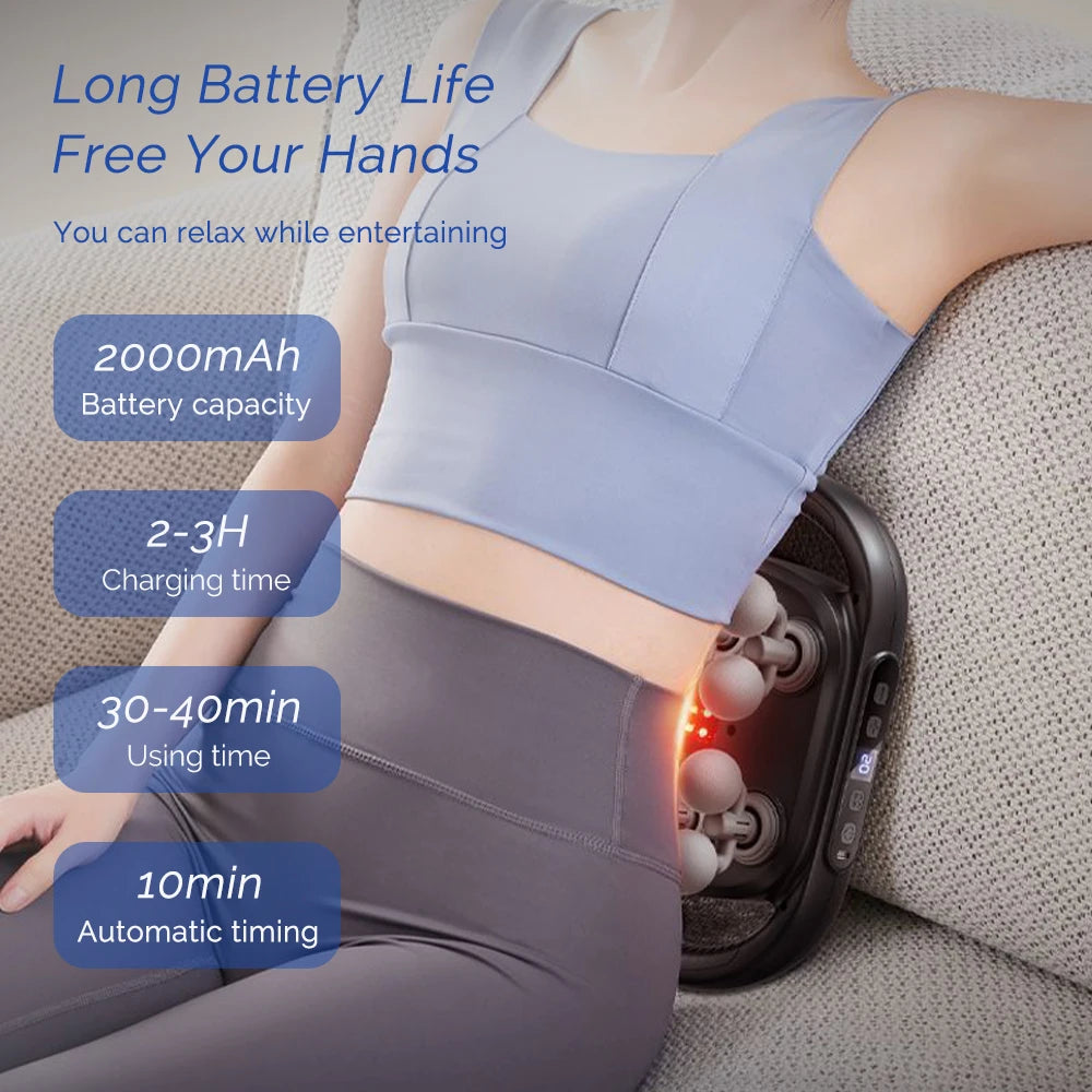 16-Head Fascia Gun High-Frequency Vibration Body Massage...