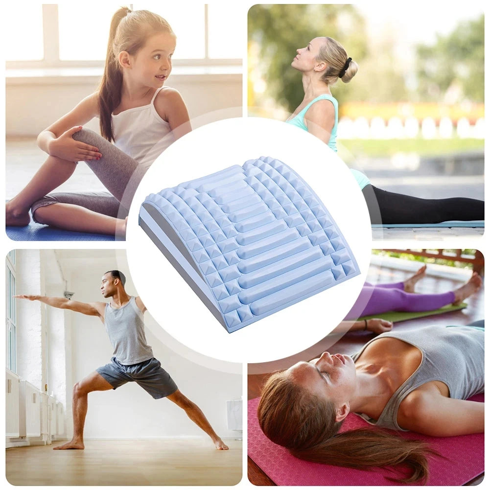 Back Stretcher Neck Pillow Posture Corrector Waist Support Massager Back Relaxation