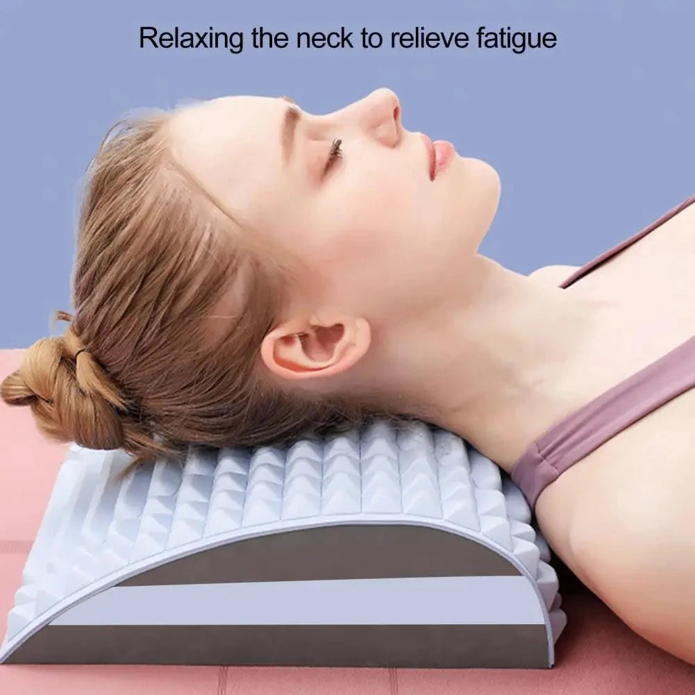 Back Stretcher Neck Pillow Posture Corrector Waist Support Massager Back Relaxation