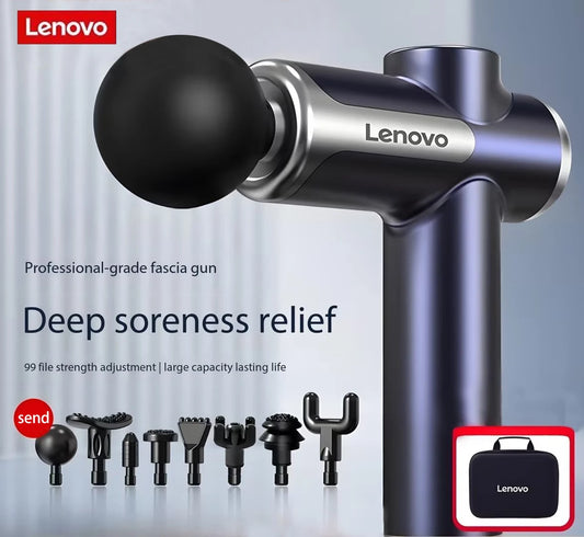 lenovo Fascia Gun Relaxation Equipment LED Touch Screen 8Massage Head Gifts