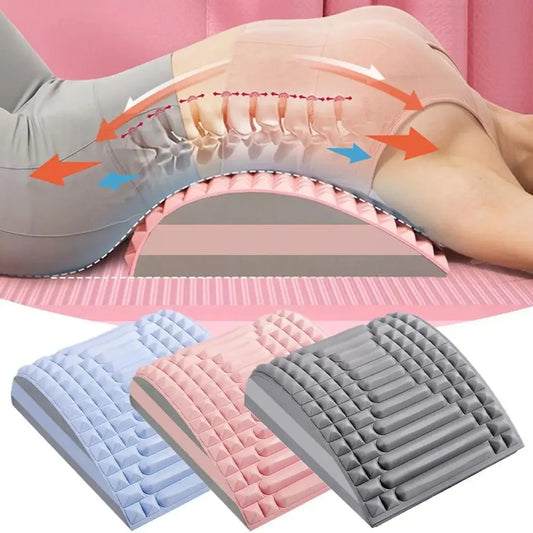 Back Stretcher Neck Pillow Posture Corrector Waist Support Massager Back Relaxation